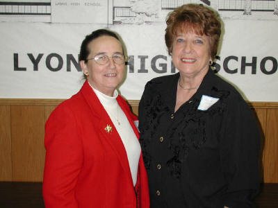 Class of 1955:  Martha Nell Gordy, Annette Grimes Thompson