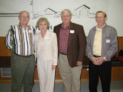 Class of 1957: Joe Alexander, Lynette Fulford, Vernon Gordon, Jack Pittman