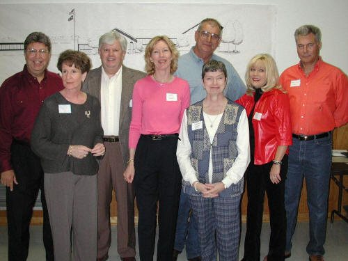 Class of 1960: Kenny Calhoun, Suzanne Higgs, Bill Carter, Linda Hudson, Charles Outler, Mary Alice Stewart, Becky Yarbrough, Thurston Harden