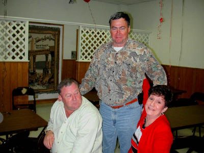 Chris McRae ('65), Police Chief Jim Reid, Marijon Meadows ('65)