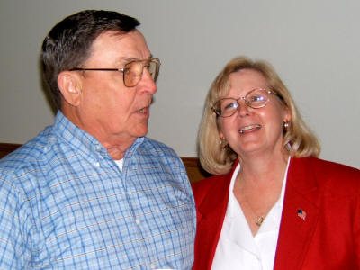 Linda Corbin Wilson (Class of '65) and husband Ron always make every reunion and everybody is always glad to see them.