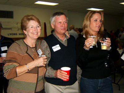 Pat Gordon Phillips and her husband William along with Allyson (Mrs. George Gordon) enjoying the slide show.