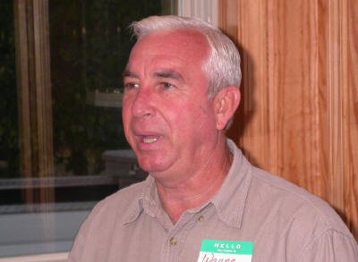 Wayne Campbell  was immediately put to work by the organizing crew to manage the sign-in table and name tags.