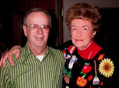 "This was one of my pets!" exclaims Mrs. Carpenter (Reid). Don Carter really appreciates the compliment.