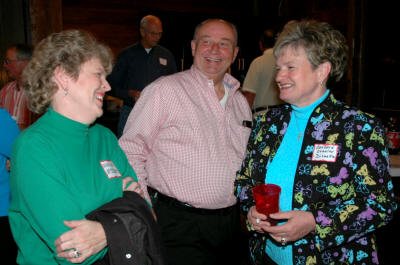 Ronnie Stewart, Marilyn and Barbara are having too much fun. They have to be cooking up some mischief.