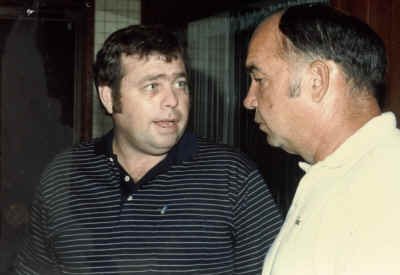 Coach Bill Schofill was a special guest. Gary Wilson had him engaged in deep conversation. What do you suppose it was about?